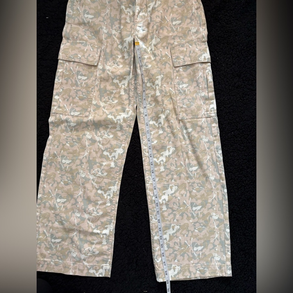 Cotton On Beige Wide Leg Cargo Pants - Picture 5 of 9